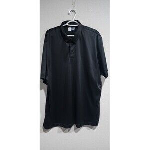 Ben Hogan Performance Power Men's Polo Golf Shirt XXLarge Black Short Sleeve